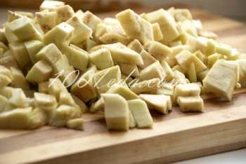 Жареный картофель с баклажанами: рецепт с пошаговым фото