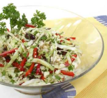 Греческий салат с капустой