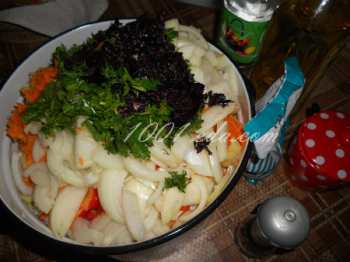 Витаминный салат из капусты на зиму