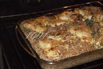 Вкусный ужин из гречки с курицей в духовке: рецепт с пошаговым фото
